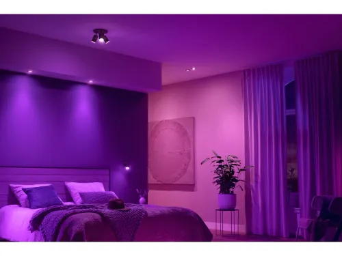 Oświetlenie punktowe Philips Hue White and Color Ambiance Centura 3szt. Czarny
