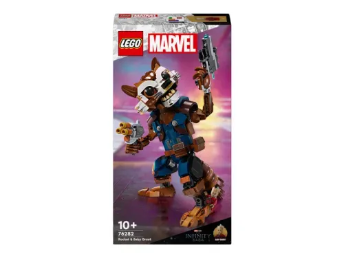 Конструктор LEGO Super Heroes Marvel 76282 ракета и маленький Гроот