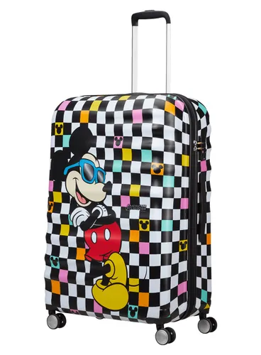 Чемодан большой American Tourister Wavebreaker Disney-Микки чек