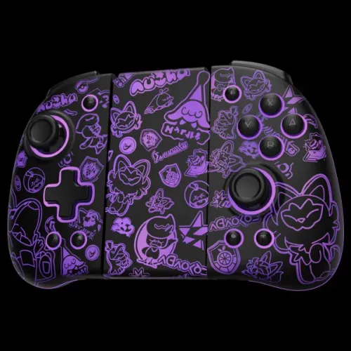 Kontroler FUNLAB Luminous Joy-Pad Scarlet & Violet do Nintendo Switch Bezprzewodowy