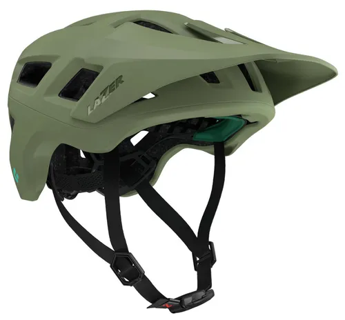 Kask rowerowy LAZER Coyote KinetiCore Zielony mat MTB (rozmiar S)
