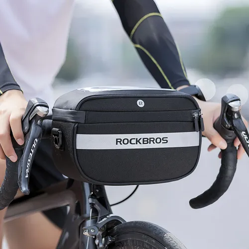 Torba rowerowa na kierownicę Rockbros B27 Bike Front Bag black