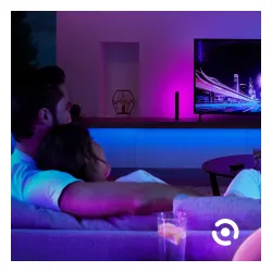 Taśma LED Philips Hue White and Colour Ambiance Lightstrip Plus + Hue Mostek