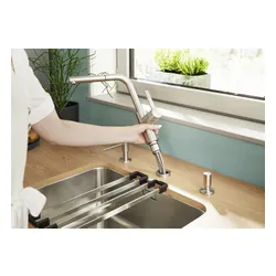 Bateria BLANCO Lanora-S-F 526180 Stal szczotkowana