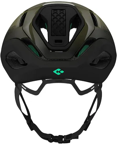 Kask rowerowy LAZER Vento KinetiCore Czarno-zielony Szosowy z możliwością zamontowania lampki (rozmiar M)