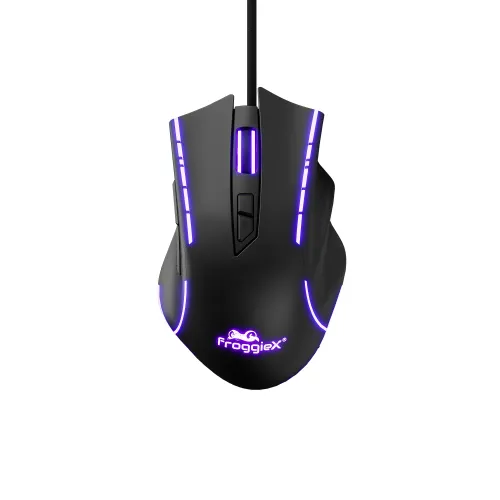 Myszka gamingowa FroggieX Cyclone-X Czarny
