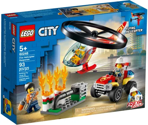 LEGO City Helikopter strażacki leci na ratunek 60248