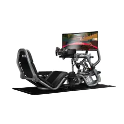 Fotel Next Level Racing NLR-R002 F-GT Pro Formula And Gt Racing Simulator Cockpit Grey Edition Wyścigowy do 150kg Skóra ECO