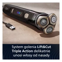 Golarka PHILIPS Seria i9000 Prestige Ultra SkinIQ Pro XP9400/31 Na mokro i sucho