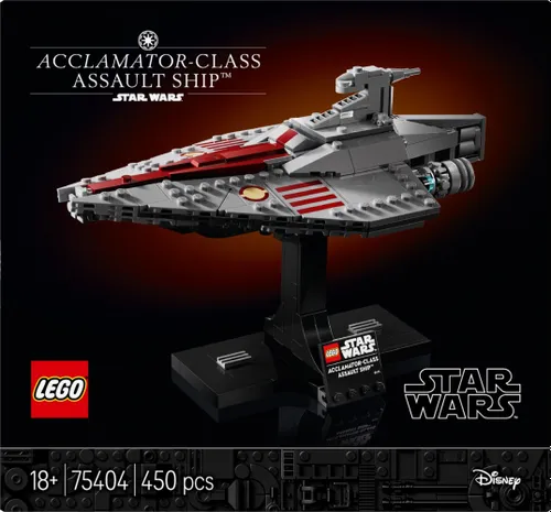 LEGO Star Wars bricks 75404 Штурмовой крейсер Acclamator