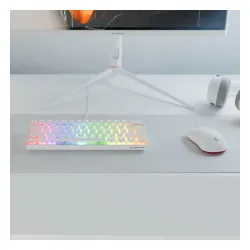 Klawiatura mechaniczna Rampage Radiant K11 Outemu Blue Switch Biały