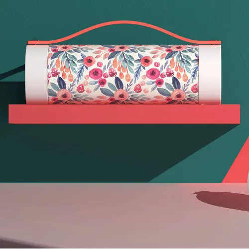 Podróżna butelka termiczna The Clutch N Go Asobu - floral