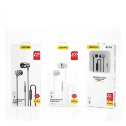 Słuchawki przewodowe Dudao X10 Pro Dokanałowe Czarno-srebrny