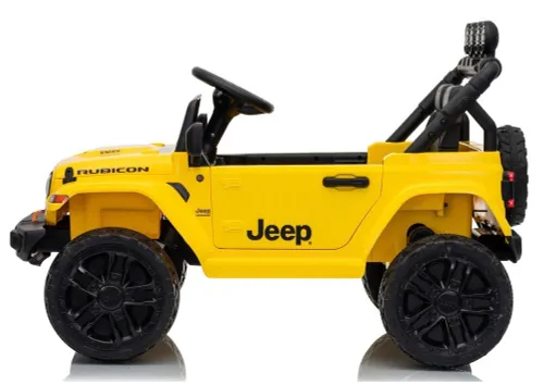 Auto Na Akumulator Jeep Rubicon 2X200W 24V Eva Skóra LED Pilot Radio MP3