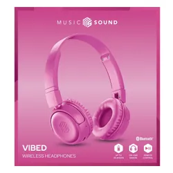 Słuchawki nauszne CELLULARLINE Music Sound Vibed Różowy