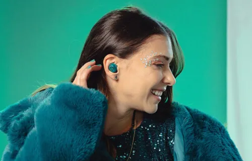 Słuchawki dokanałowe JLAB Go Pop ANC Zielono-przezroczysty