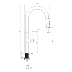 Bateria DEANTE Olfato BQO N72M Nero
