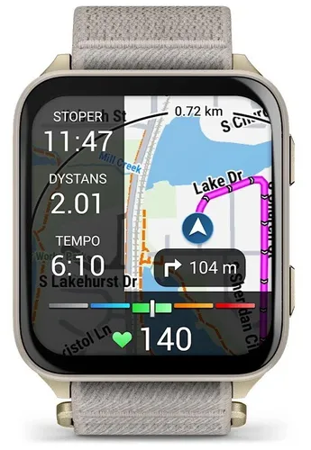 Smartwatch GARMIN Venu X1 Złoto-szary