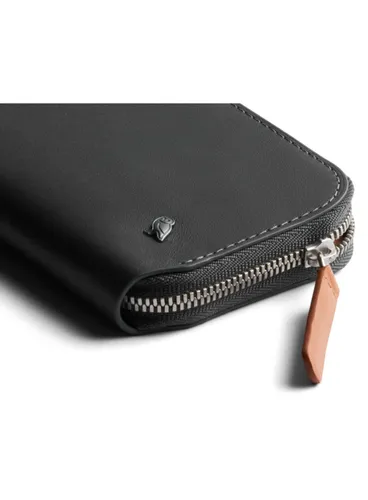 Кожаный кошелек унисекс Bellroy Folio Mini - угольный / кобальтовый