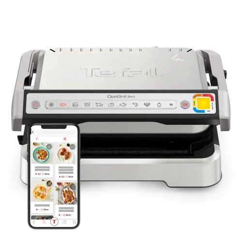 Электрический гриль Tefal OptiGrill 2в1 GC772D30