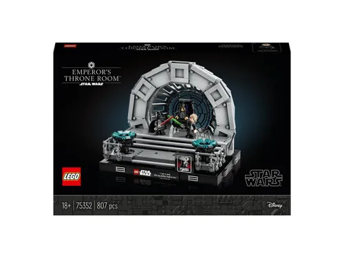 LEGO Star Wars 75352 diorama: İmparatorluk Taht Salonu