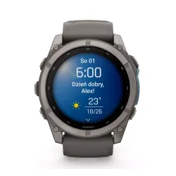 Smartwatch Garmin Fenix 9 51mm Pebble Grey/Titanium