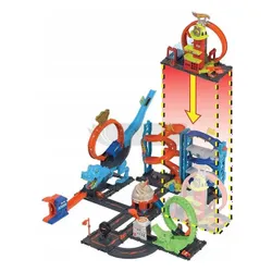 HOT WHEELS ZESTAW REMIZA STRAŻACKA SUPERPĘTLA HKX41