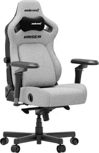 Fotel Anda Seat Kaiser 4 V2 XL Gamingowy do 150kg Tkanina Szary