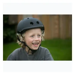 Kask rowerowy dziecięcy Hornit Black