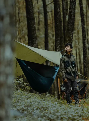 Hamak Ticket To The Moon Lightest Pro Hammock - navy blue