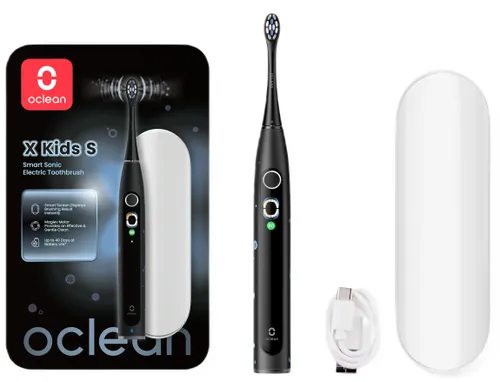 Szczoteczka soniczna OCLEAN X Kids S Czarny + etui