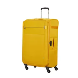 Walizka duża poszerzana Samsonite CityBeat - golden yellow