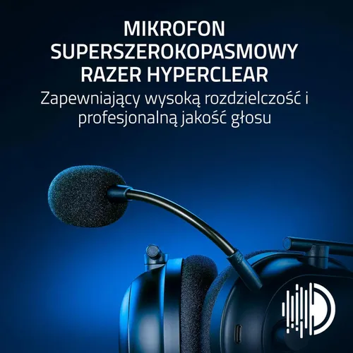 Słuchawki bezprzewodowe z mikrofonem Razer BlackShark V2 Pro PlayStation Nauszne Czarny