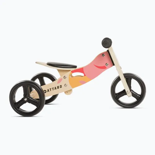 Rowerek biegowy ATTABO Ride 2w1 7" różowy