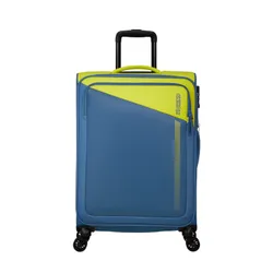 Средний чемодан American Tourister Daring DASH EXP-lime / coronet