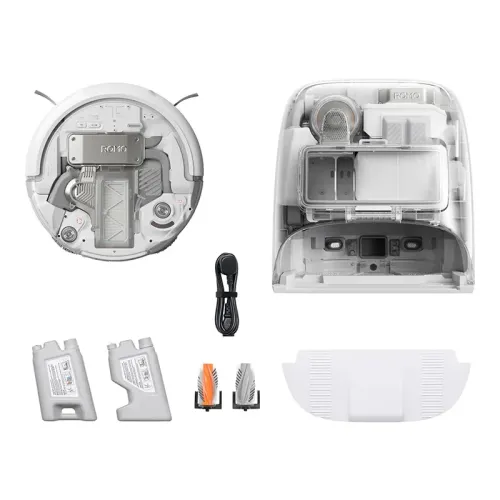 Robot sprzątający DJI Romo P Funkcja mopowania Stacja oczyszczająca Tworzenie mapy pomieszczenia 56,64dB