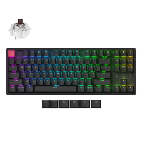 Klawiatura KEYCHRON K8 QMK Wireless Mechanical Keyboard Super Brown Switch
