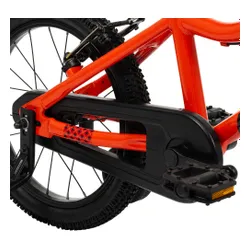 Rower dziecięcy HUFFY Literide Kids 16 cali dla chłopca Pomarańczowo-czerwony