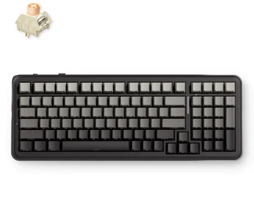 Klawiatura gamingowa Mchose MC-K99V3-4 bezprzewodowa mechaniczna MCHOSE Icy Creamsicle podświetlana szaro-czarna
