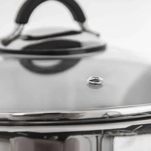 Garnek ze stali nierdzewnej z pokrywką DALIE STEEL 2,6 l