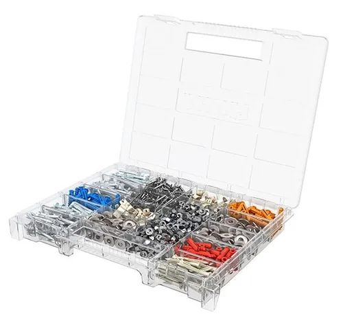 Skrzynka narzędziowa z 3 organizerami KETER Stack'N'Roll