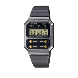 Casio Vintage A100wegg-1a2ef Grey Saati