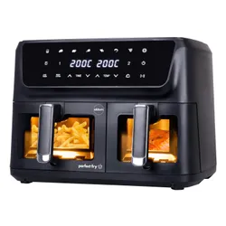 Air Fryer Frytkownica beztłuszczowa ELDOM FR220 Dualo 11l z podwójnym koszem i okienkiem do obserwacji postępów gotowania