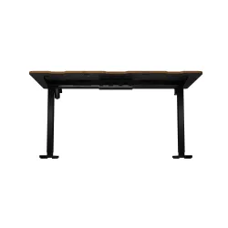 Biurko Endorfy Atlas L Electric Dark Wood 150cm Regulacja wysokości Ciemne drewno