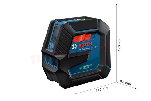 Laser krzyżowy ze statywem Bosch GLL 2-15 G/BT 150