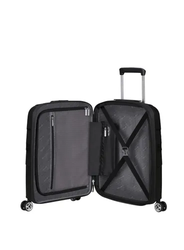 Walizka mała poszerzana American Tourister StarVibe - black