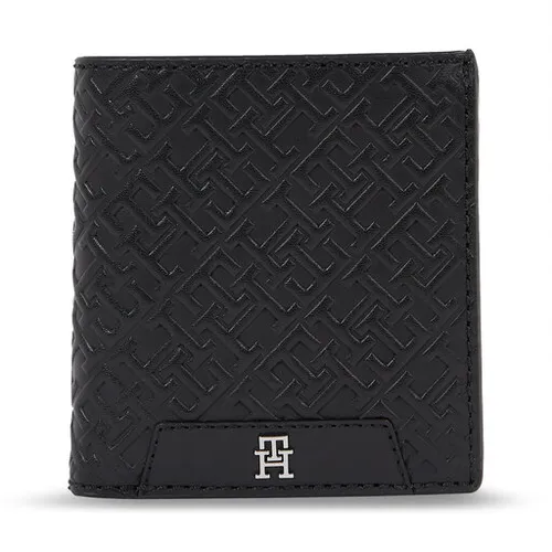 Мужской кошелек Tommy Hilfiger Th Monogram Trifold AM0AM11934 Black BDS