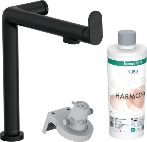 Bateria HANSGROHE Aqittura M91 76802670 z filtrem Czarny mat