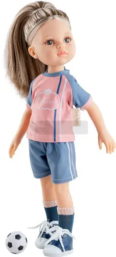 Cudowna hiszpańska lalka Monica Futbolista 32cm