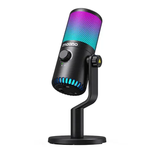 Mikrofon Maono DM30RGB Przewodowy Pojemnościowy Czarny
